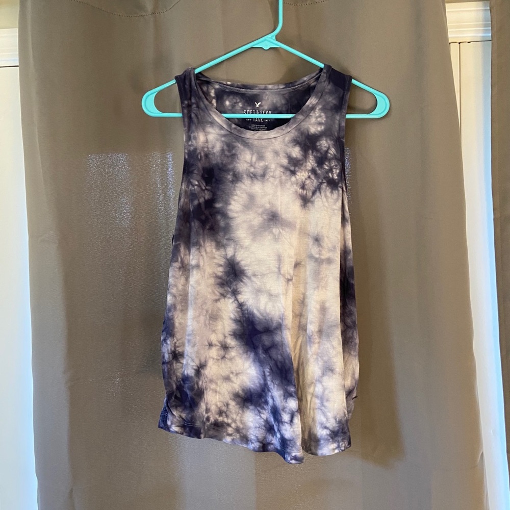American Eagle tie dye tank